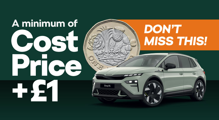 &Scaron;koda Cost+&pound;1 event 1st - 10th May 2026